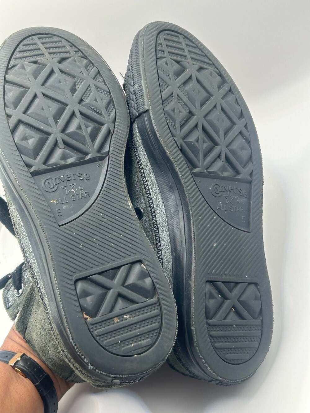 Converse Chuck Taylor All Star Metallic Suede High-Top Side Zip Sneakers - Picture 5 of 7